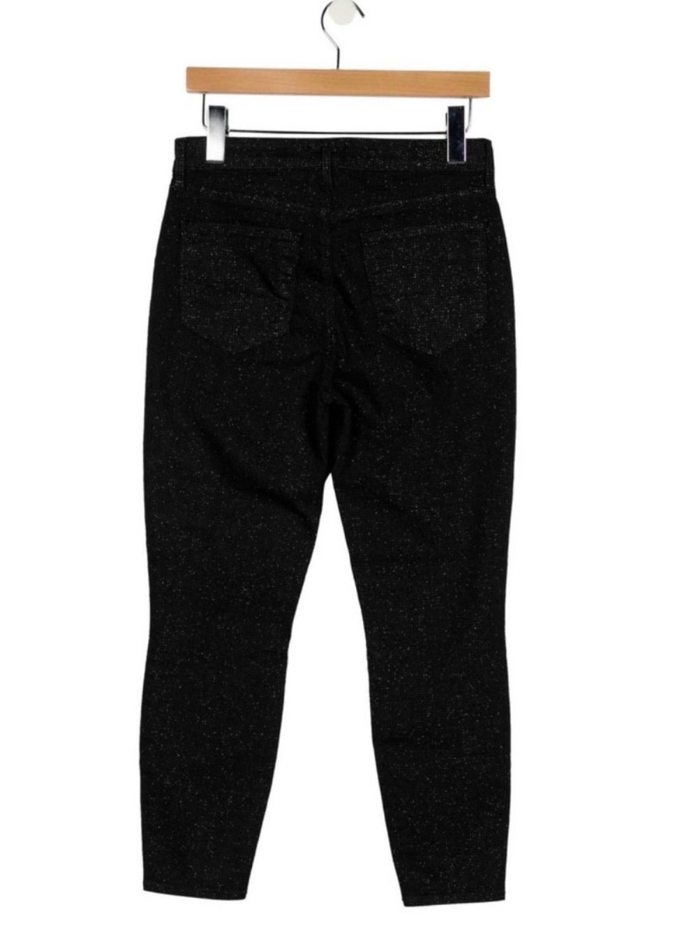 LAgence Margot High Rise Skinny Black Silver Check Shimmer Jeans
28 - Picture 6 of 9